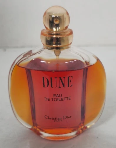CHRISTIAN DIOR Dune EAU DE TOILETTE 100 mL 3.4 Oz Spray Approx 95% Full