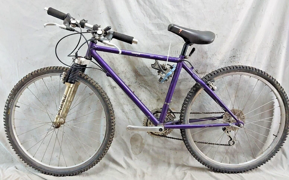 Bicicleta MTB Raleigh Technium 1989 17,5" mediana rígida Rock Shox retro envíos EE. UU. Foto 2 de 4