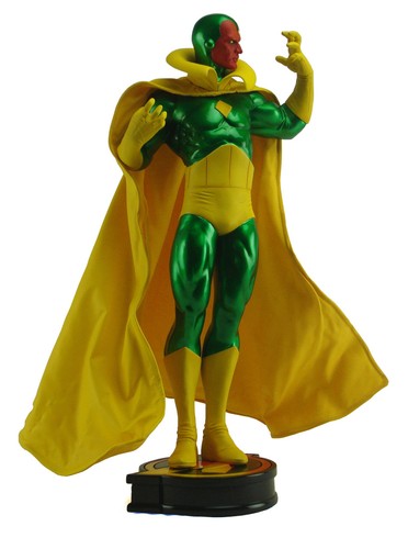 Sideshow Collectibles Vision Statue Premium Format Figure Avengers Marvel Sample - Picture 4 of 10
