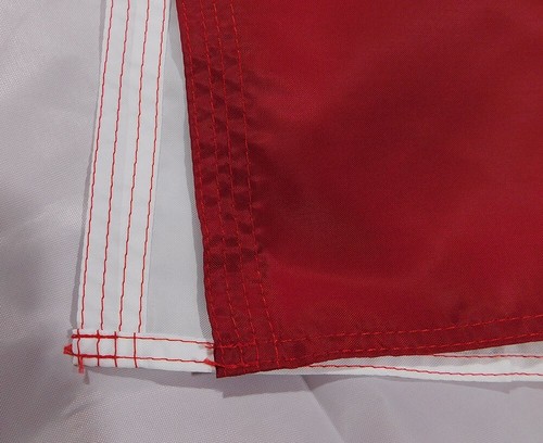 2.5 x 4 North Carolina 2.5'x4' Nylon 300D Embroidered Double Sided Sleeve - Picture 6 of 12