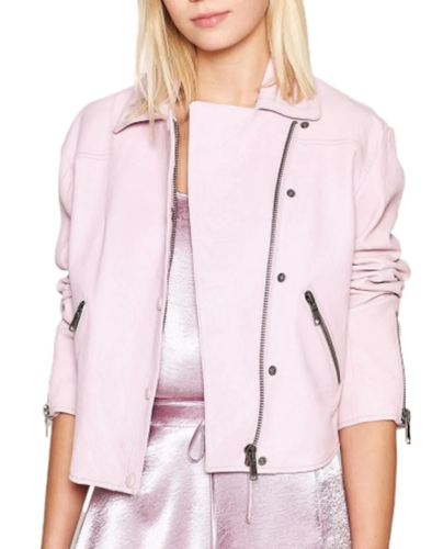 Joie Women's Akirako Cropped Moto Pink 
