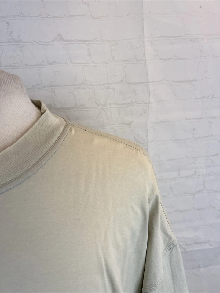 Camiseta Versace Hombre Gris Beige Algodón Manga Corta TALLA XXL $595 Foto 2 de 4