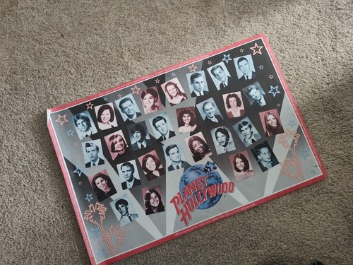 Original Planet Hollywood Bag, Postcard, Placemat and Menu. RARE