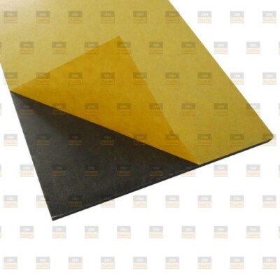 Black Neoprene/EPDM Blend Foam Sheet - 10mm Thick, Squares & Strips Available | Good Ozone Resistance, Smooth