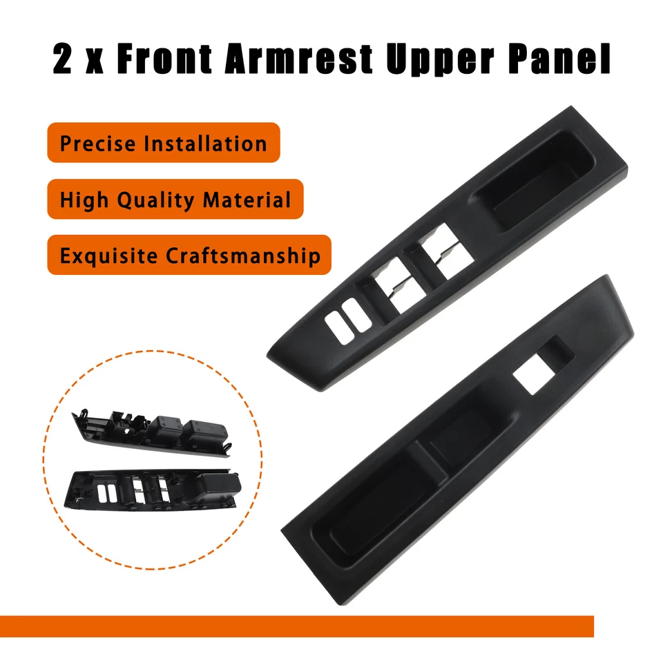 Cubierta de interruptor de elevación de vidrio para puerta lateral derecha e izquierda delantera para Toyota Vitz 10-14 Foto 3 de 4