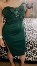 emerald green dress