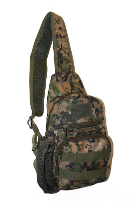 Freizeit Crossover Rucksack bodybag Travel Bag Schulterrucksack Camouflage