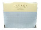 Ralph Lauren One Twin Flat Sheet Georgica Garden Sanabel Blue Gingham