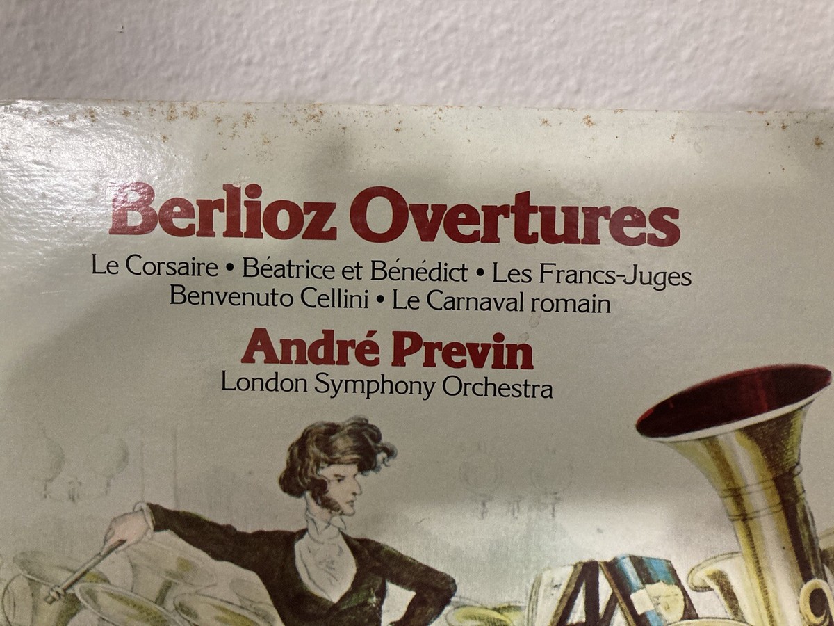 米LP Andre Previn, London Symphony Orchestra Berlioz Overtures SQ37170 ANGEL /00260 BERLIOZ-OVERTURES-PREVIN-LONDON ORCHESTRA-ORIGINAL 1976