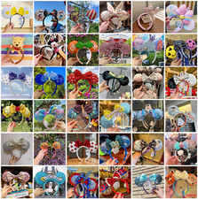 200 Styles Disney Parks Mickey Minnie Mouse Ears Headband Sequined US Ship