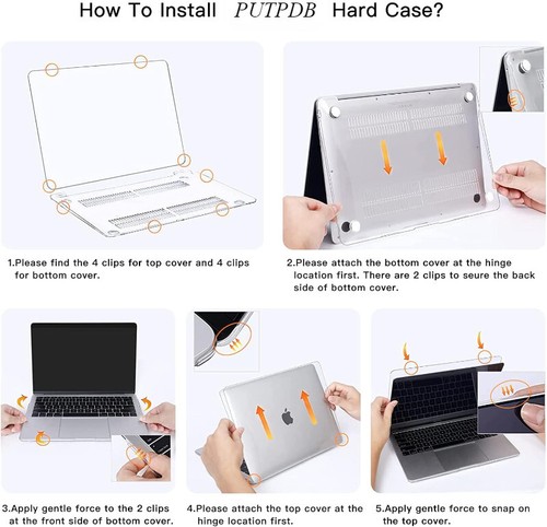 Bling Glitter Laptop case for MacBook Pro 13 Cover A1708 A2159 A2289 A2338 Pro 1 - Photo 7/32