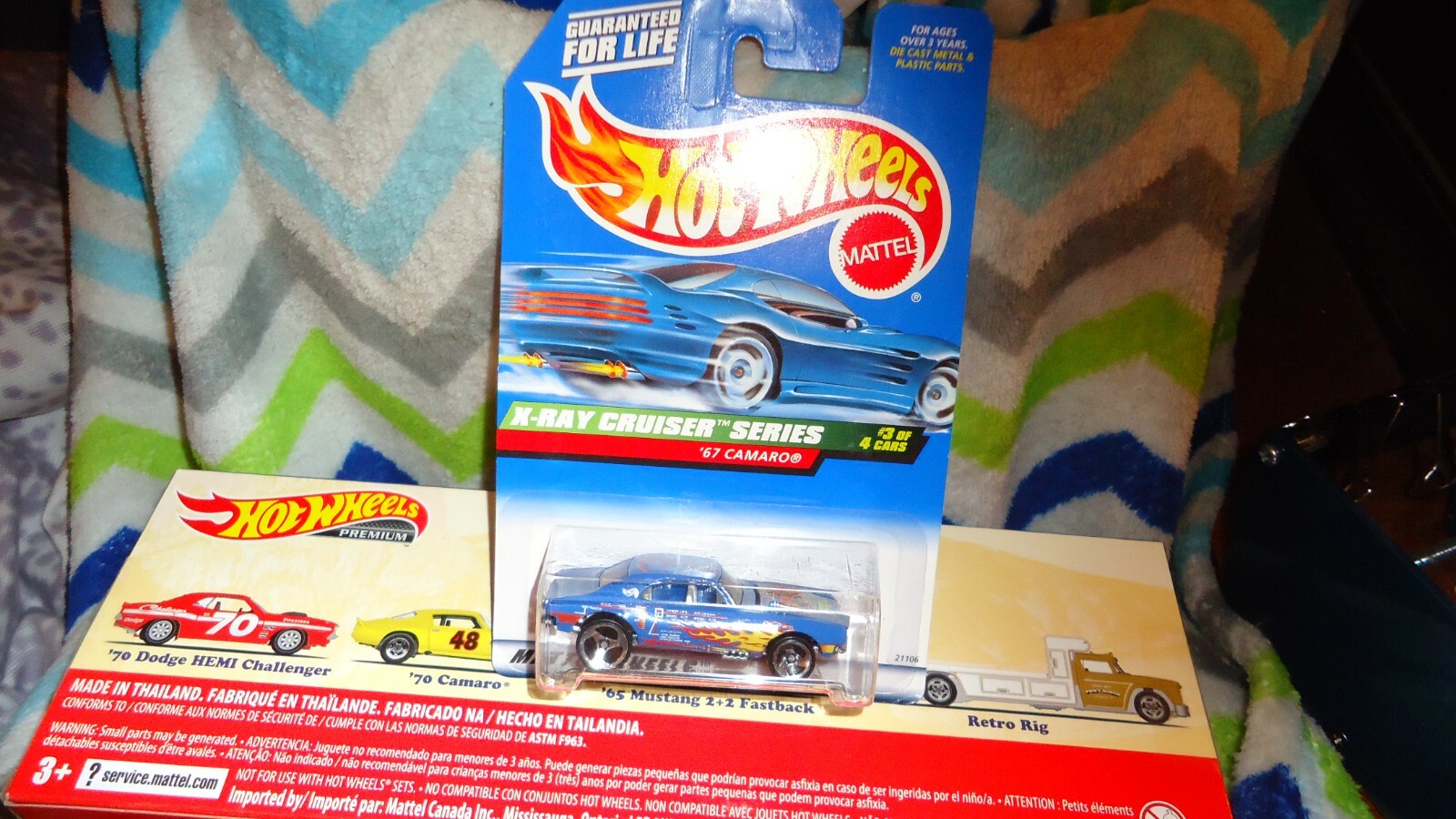 HOT WHEELS VHTF 1998 X-RAY CRUISER SERIES '67 CAMARO 3sp  FACTORY SEALED ~RARE~