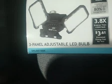 GT-Lite 30-Watt Equivalent 3-Panel Daylight LED Light Bulb (2-shelf)