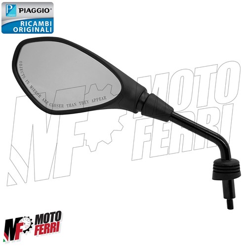 MF7637 Specchietto Sinistro Nero Originale Piaggio Medley 125 150 mod 2020/2025 - Foto 3 di 5