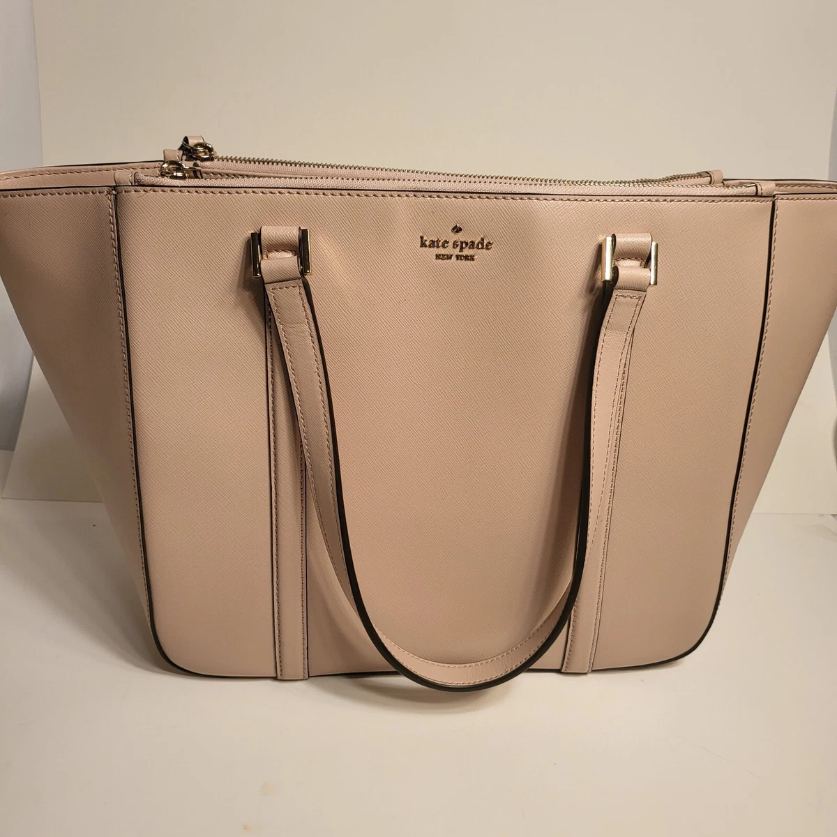 Pale Pink Kate Spade Tote Purse Bag 12