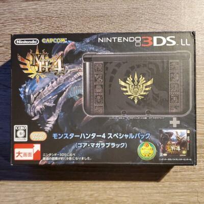 Nintendo 3DS LL Monster Hunter 4 Special Pack Magala Black Game