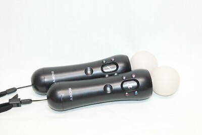 Sony PlayStation Move Motion Controller For PS4 & PS VR CECH-ZCM1U - LOT OF 2