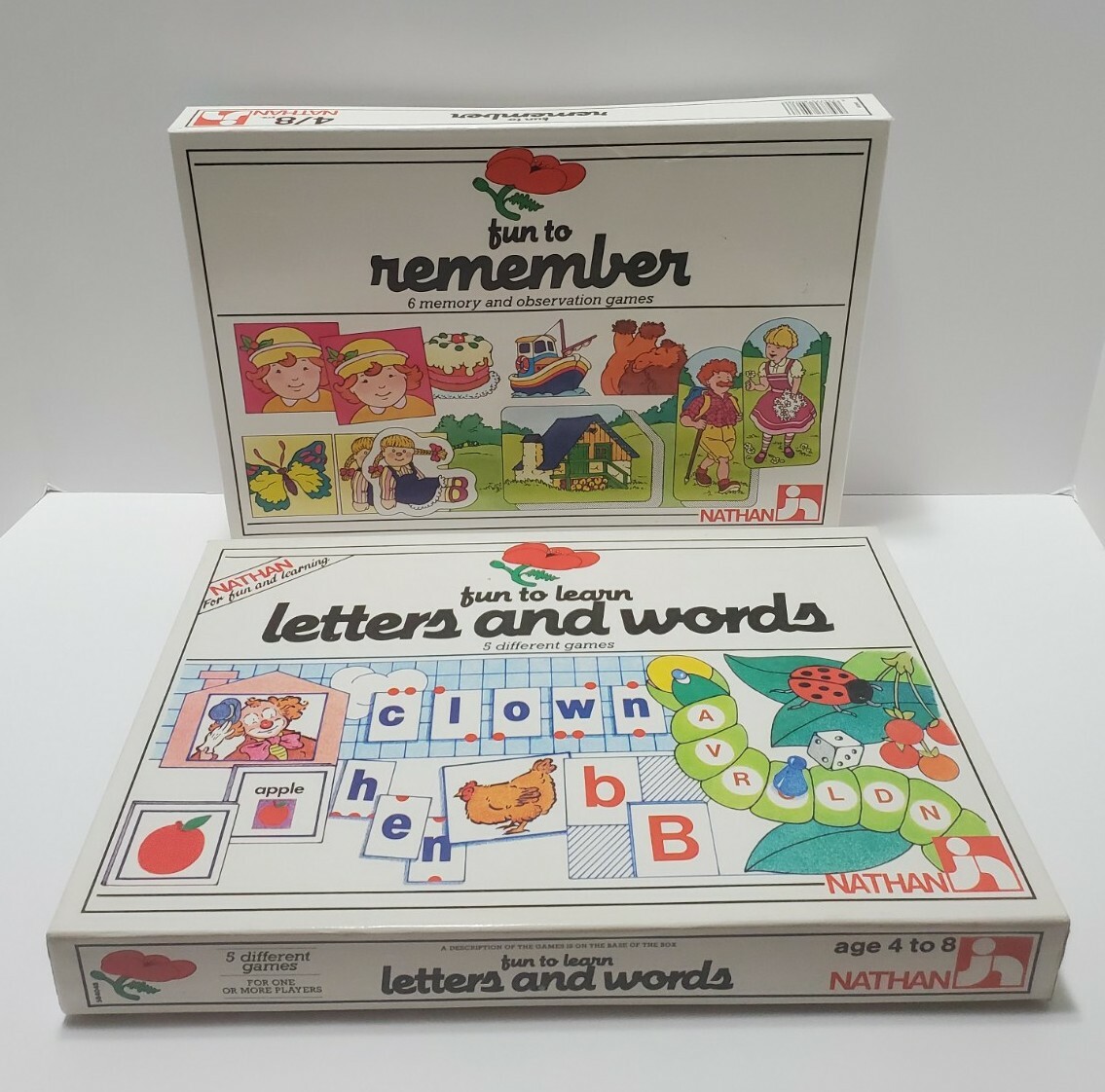 Vintage NATHAN For Fun And Learning Letters And Words, Fun To Remember  1980s | eBay