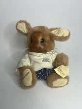 Robert Raikes Originals Vincent Bunny Rabbit Wood Face Vintage
