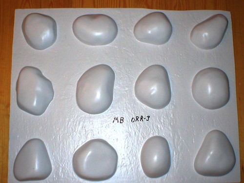 12 River Rock Formen #OOR-05 zur Herstellung von 100 Stück Betonsteinen für Wände, schneller Versand - Bild 4 von 7