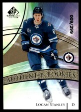 2020-21 SP Game Used Logan Stanley Rookie 009/299 Winnipeg Jets #132