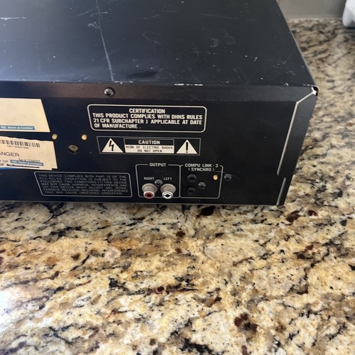 JVC XL-F254BK CD Automatic Disc Changer. Disc Tray Wont Open. Sold As Is - Picture 12 of 13