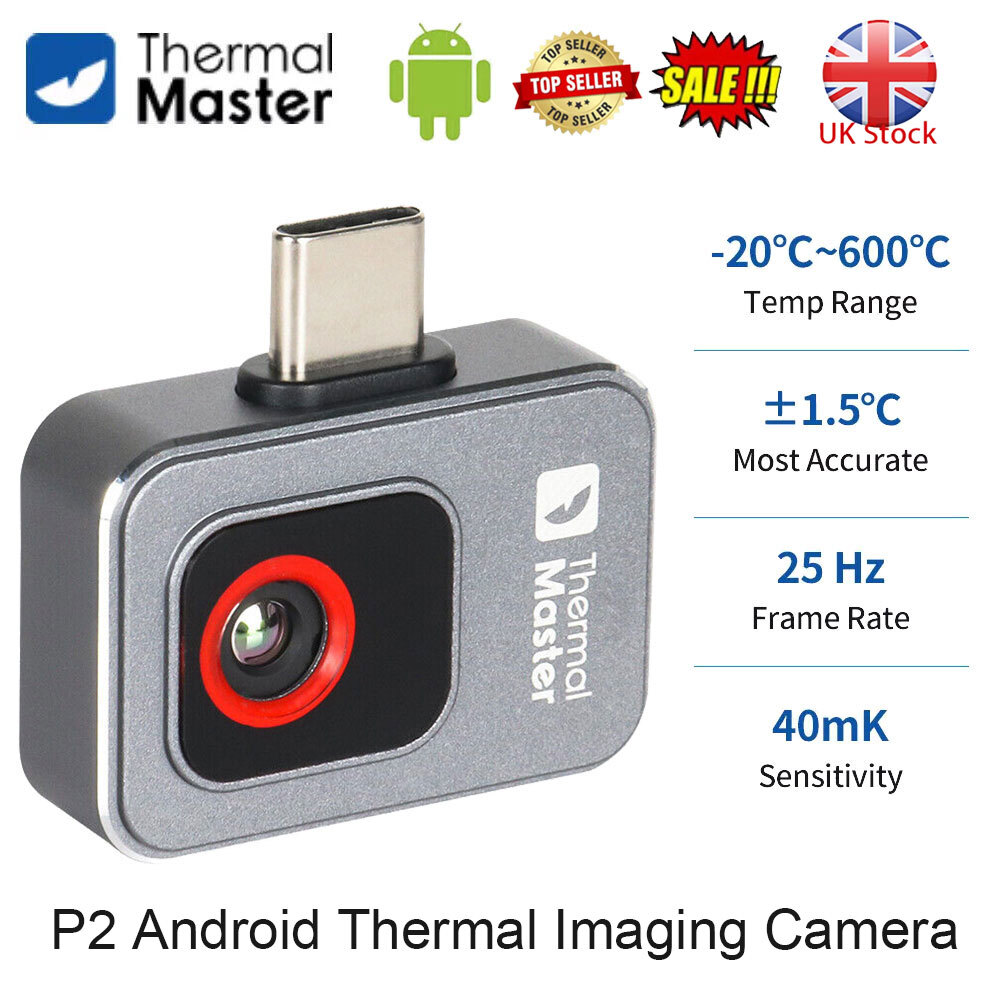 Thermal Master P2 15X Zoom Thermal Imager Heat Detection Imaging Camera Android