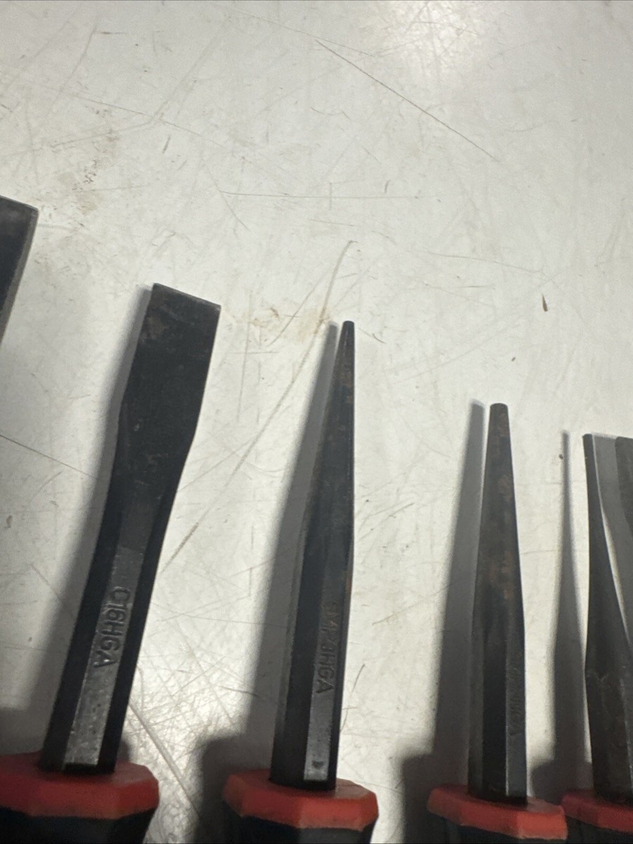 macchiページ Mac Tools 10 PC Molded Grip Punch & Chisel Set PCHG10SA for