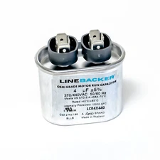 Supco Capacitor Oval Run 4 uf mfd 370/440 Volts for HVAC Motors