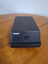 Vintage Rolodex RC-24 Travel Handle Card File Organizer  Blank Cards Black Case