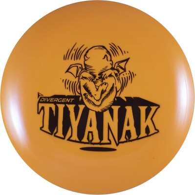 Divergent Discs Tiyanak - MaxGrip - Understable Disc Golf Fairway Disc (Orange)