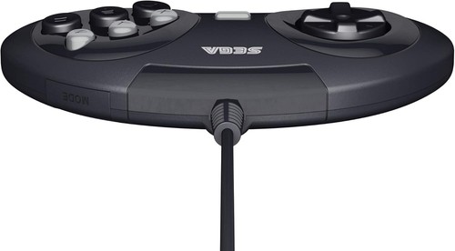 Ergonomic USB Controller for Sega Genesis Mini, PC & Nintendo Switch - Black - Picture 10 of 10