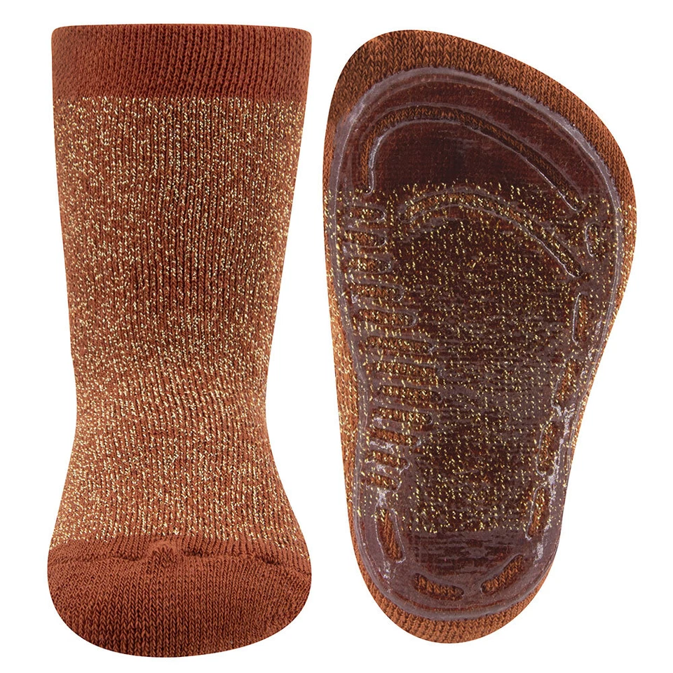 EWERS Stoppersocken Glitzer uni Kinder Mädchen