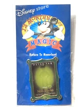2002 Disney Peter Pan Return to Neverland 12 Months of Magic Movie Poster Pin