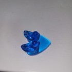 Blue Bird of Happiness Paperweight Heart Art Glass Figurine — photo 2