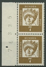 Bund 1961 Bedeutende Deutsche mit Bogennummer 348 y Bg.-Nr. postfrisch