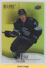 2021-22 Upper Deck Allure Rainbow Yellow Green Kole Lind #R-32 READ 0bn4