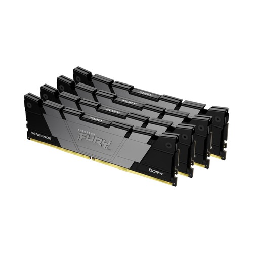 Kingston Technology FURY 32GB 3200MT/s DDR4 CL16 DIMM (Kit of 4) Renegade Bla...