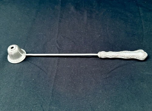 Antique 1897 RARE Gorham Sterling Silver Strasbourg Candle Snuffer 9.5” Solid SS
