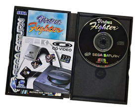 Sega Saturn Games x 3 Worldwide Soccer 97, Virtua Fighter, Sega Rally - PAL VGC
