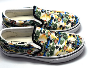 Vans EUC Slip On Aloha Loafers Mens Sz 11.5 Customs Aloha Slip-On in Multicolour| Vans UK main image 3