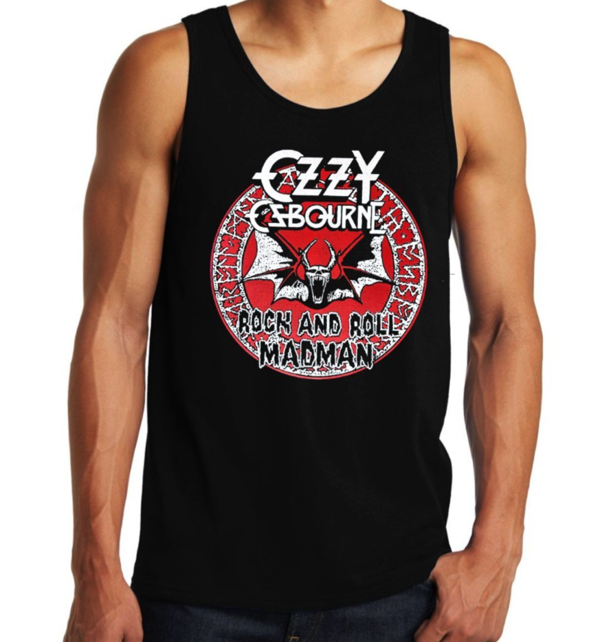 Ozzy Osbourne Rock and Roll Madman Mens Graphic Tank Top Multiple Styles-image