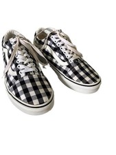 Vans Old Skool Gingham Black and White Sneakers