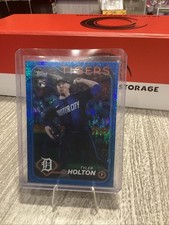 2024 Topps Update Series - Tyler Holton #US33 Blue Holo Foilboard /999 (RC)