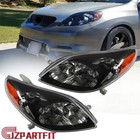 Headlights For Toyota Matrix 2003-2008 Jdm Headlamps Black Pair Replacement (For: Toyota Matrix)