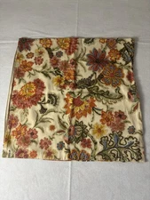 POTTERY BARN Floral Pillow Cover French Country Farmhouse Cottagecore 20”x20”