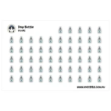 Serum Planner Stickers – Dropper Bottle Skincare Tracker | Creative Craft Labels