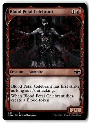 Blood Petal Celebrant (Showcase) 303 Innistrad: Crimson Vow MTG LP