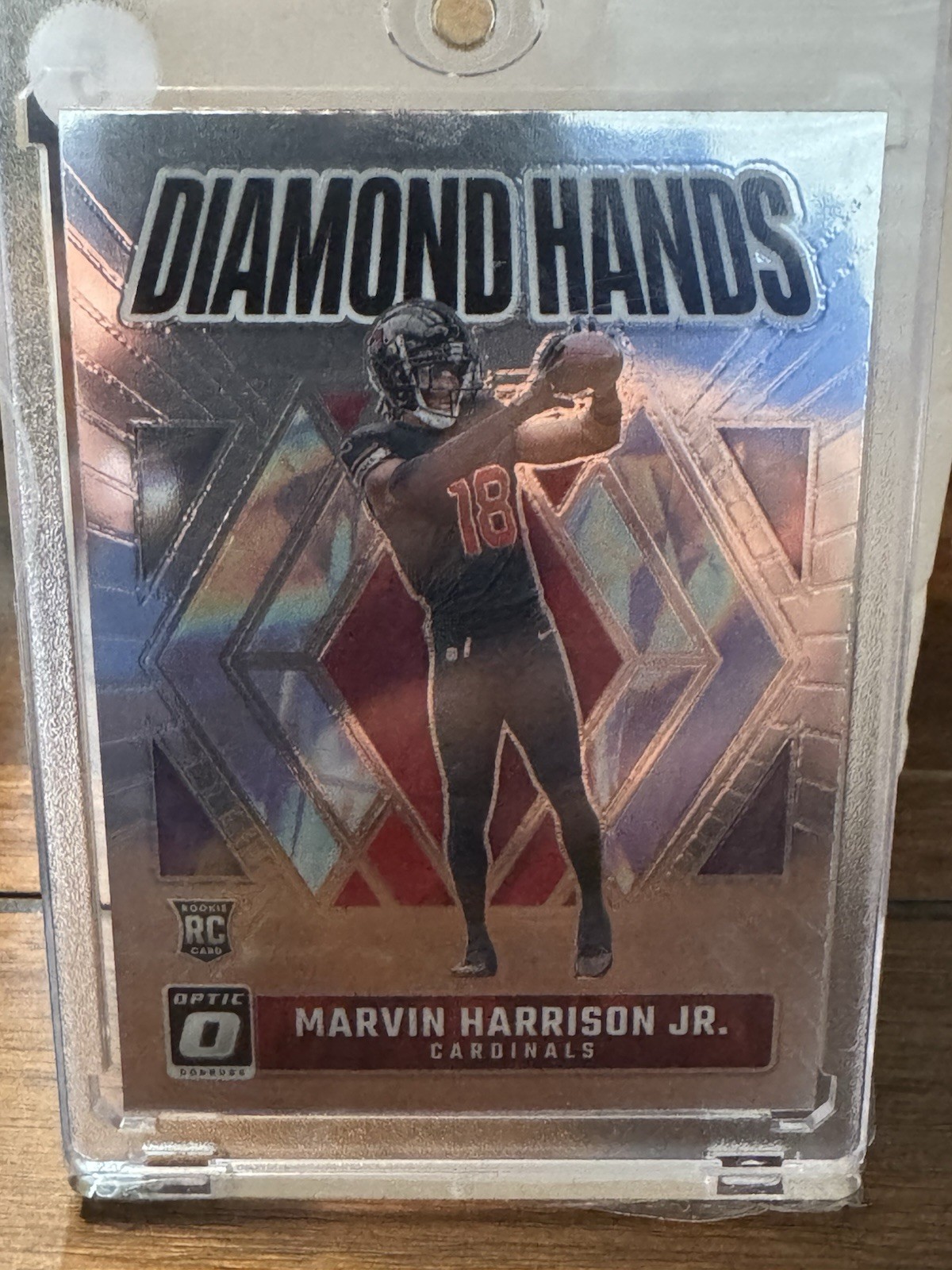 2024 Panini Donruss Optic  Marvin Harrison Jr Diamond Hands #3 (RC) Cardinals