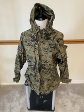 USMC Marine GoreTex Parka Jacket Woodland MARPAT Small Reg. & Med.Reg.
